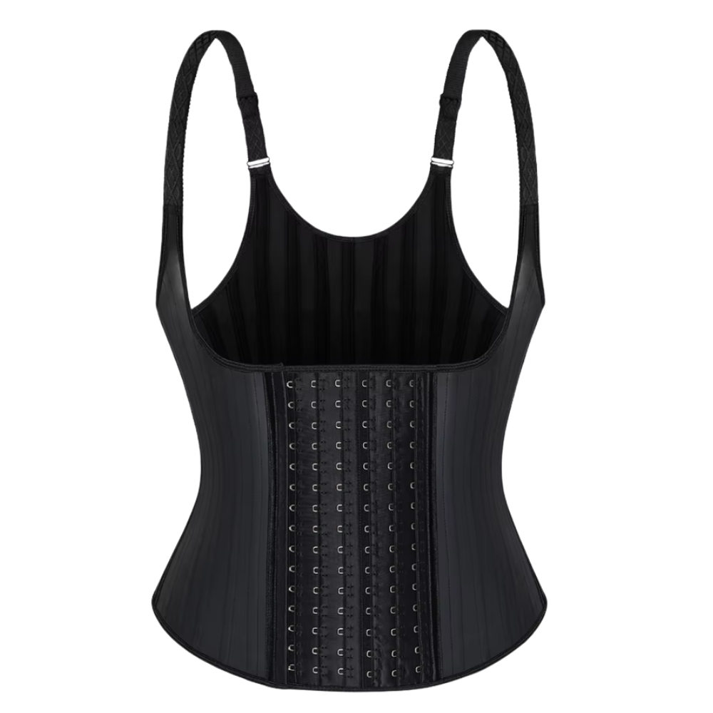 Plus Size 6 Row Latex Waist Trainer Vest