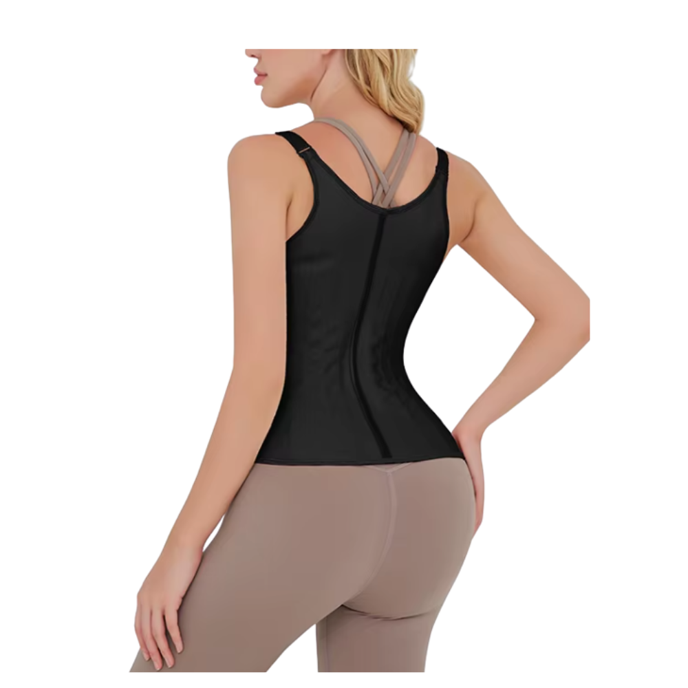 Plus Size 6 Row Latex Waist Trainer Vest