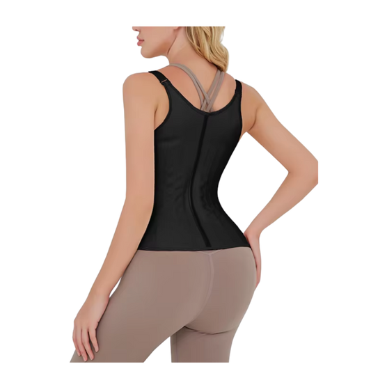 Plus Size 6 Row Latex Waist Trainer Vest