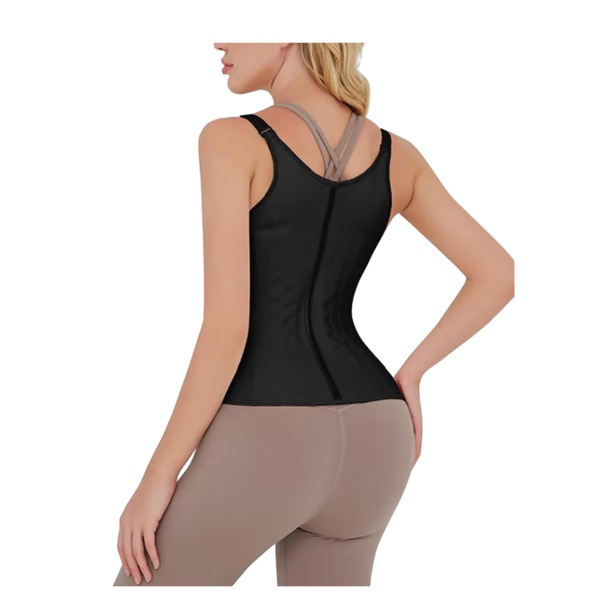 Plus Size 6 Row Latex Waist Trainer Vest