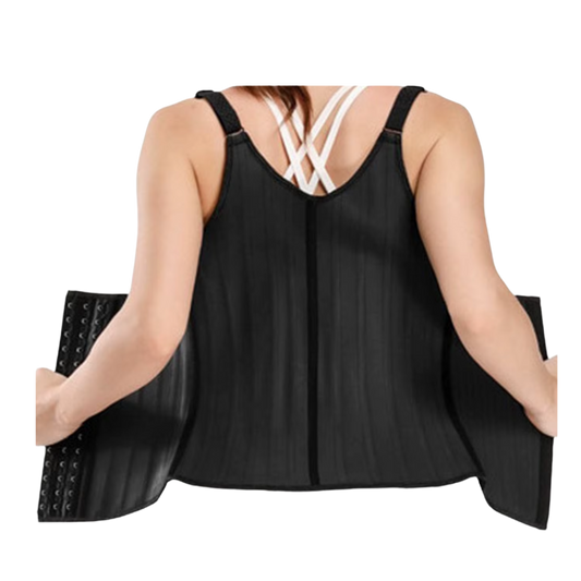 Plus Size 3 Row Latex Waist Trainer Vest