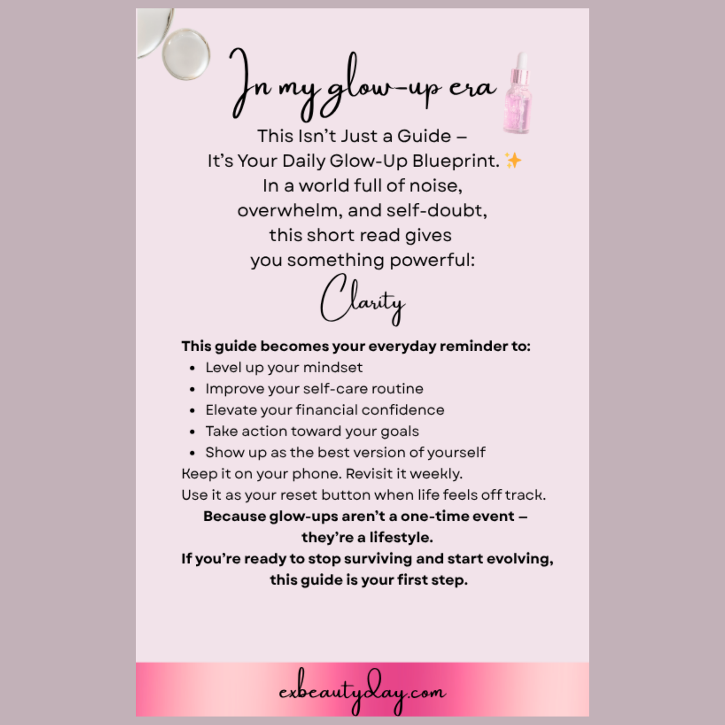 Ultimate 7-Step Beauty and Wealth Glow Up Guide E-Book