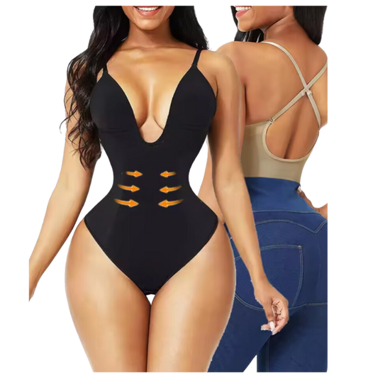 Backless Body Shaper Thong Waist Cincher
