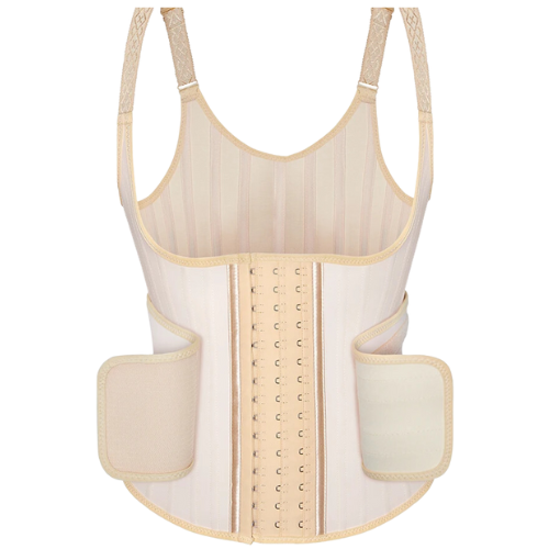 Latex Vest Corset Shaper with Belt