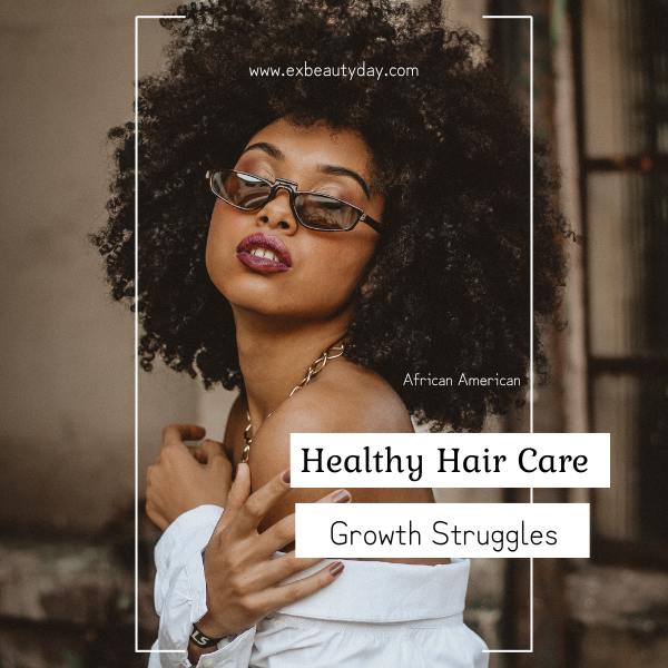 African american women healthy hair care and growth struggles
