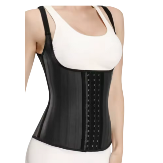 Plus Size 3 Row Latex Waist Trainer Vest