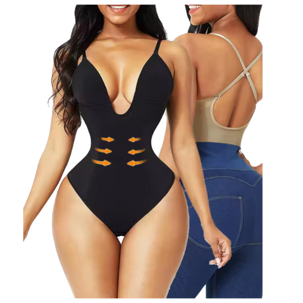 Backless Body Shaper Thong Waist Cincher