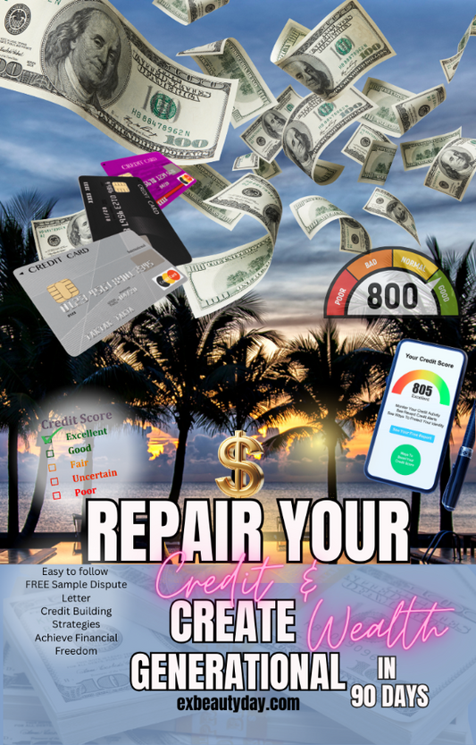 ex beauty day repair credit ebook cover